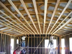 Frame of house being built in Belize by Mennonites – Best Places In The World To Retire – International Living