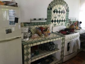 Kitchen of rental home in Lo de Marcos, Mexico