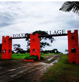 The sign at the entrance of Equus Village, Pedasi Panama – Best Places In The World To Retire – International Living