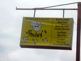 Sign of Smiley's Restaurant, Pedasi Panama – Best Places In The World To Retire – International Living