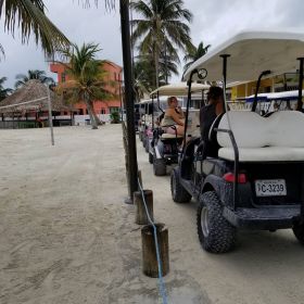Golf carts on Ambergris Caye – Best Places In The World To Retire – International Living
