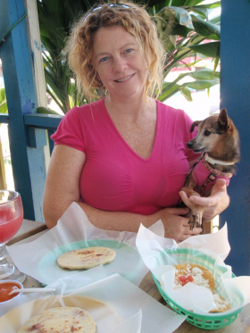 Macarena Rose with dog in Belize – Best Places In The World To Retire – International Living