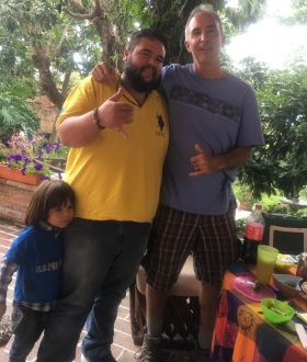 Chuck Bolotin and Pancho and his son in Ajijic, Mexico – Best Places In The World To Retire – International Living