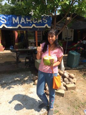 Jet Metier enjoying a coconut on the road to Nayarit – Best Places In The World To Retire – International Living
