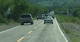 Multiple cars passing on road to Lo de Marcos, Nayarit, Mexico – Best Places In The World To Retire – International Living