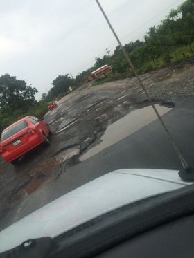 Potholes in the road southeast of Cordoba, Mexico – Best Places In The World To Retire – International Living