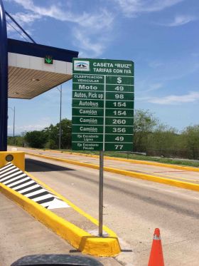 Sign on toll road south of Mazatlan – Best Places In The World To Retire – International Living