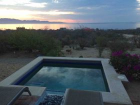 View from the pool looking out towards sea of Cortez from La Ventana, Baja California Sur – Best Places In The World To Retire – International Living