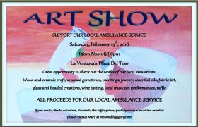 Art show to raise money for a local ambulance, La Ventana, Baja California Sur, Mexico – Best Places In The World To Retire – International Living