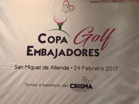 Banner for a golf tournament at Ventanas de San Miguel benefiting CRISMA, San Miguel de Allende, Mexico – Best Places In The World To Retire – International Living