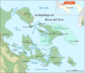map of Bocas del Tor archipeligo – Best Places In The World To Retire – International Living