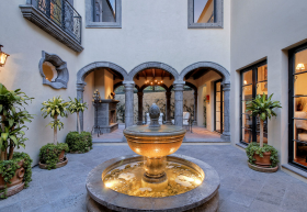 Courtyard of a home near Centro, San Miguel de Allende, Mexico – Best Places In The World To Retire – International Living