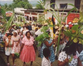 Garifuna procession with palms, San Isidro, Belize – Best Places In The World To Retire – International Living