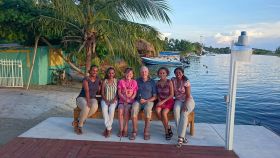 Hosts and guests at a housewarming party, La Placencia, Belize – Best Places In The World To Retire – International Living