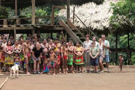 Lorna Culnane visiting an indigeous village in Panama – Best Places In The World To Retire – International Living