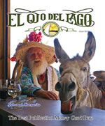 Man with a straw hat on the cover of El Ojo del Lago magazine – Best Places In The World To Retire – International Living