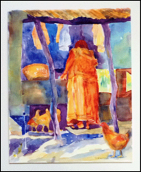 Ngobe woman washing painting, Sally Zigmond, Panama – Best Places In The World To Retire – International Living