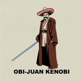 Graphic for Obi-Juan Kenobe from Bang On T-shirts, Puerto Vallarta, Mexico – Best Places In The World To Retire – International Living