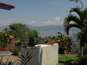 Outdoor sink and kitchen overlooking Lake Chapala, Mexico – Best Places In The World To Retire – International Living