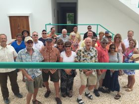 Owners at the opening of their building units, Grand Baymen, Ambergris Caye, Belize – Best Places In The World To Retire – International Living