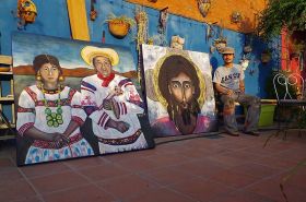 Painting of a Mexican couple, San Miguel de Allende, Mexico – Best Places In The World To Retire – International Living