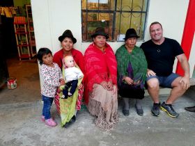 Ross with new found Quechua friends in Ecuador – Best Places In The World To Retire – International Living