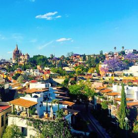 San Miguel de Allende, Mexico with flowers in bloom – Best Places In The World To Retire – International Living
