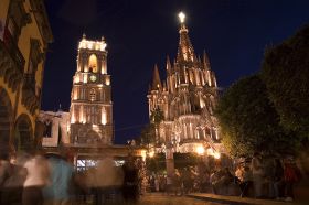 San Miguel de Allende at night, San Miguel de Allende, Mexico – Best Places In The World To Retire – International Living