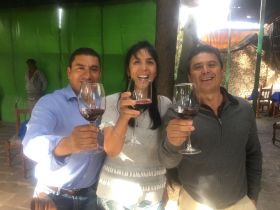 Sharing a glass of wine at the hacienda restaurant Rojo Vivo – Best Places In The World To Retire – International Living