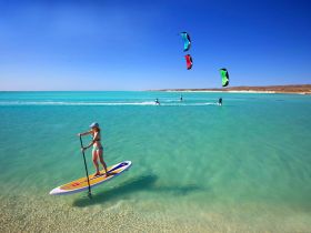 Stand up paddle boarding and kite surfing at La Ventana Bay, Baja California Sur, Mexico – Best Places In The World To Retire – International Living