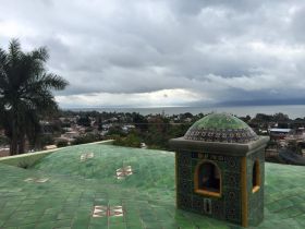 Steeple in Ajijic with view of Lake Chapala, Ajijic, Mexico – Best Places In The World To Retire – International Living