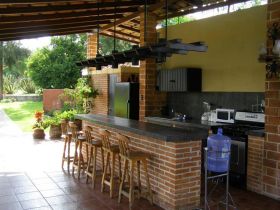 Terrace made of brick at Hotel Perico, Lake Chapala, Mexico – Best Places In The World To Retire – International Living