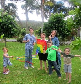 The Gilbert family enjoying the windy season near Bouquete, Panama – Best Places In The World To Retire – International Living