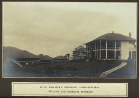 1910 picture of The Panama Canal Zone chief engineer's residence administration building and staff quarters (left), Ancon, Panama – Best Places In The World To Retire – International Living
