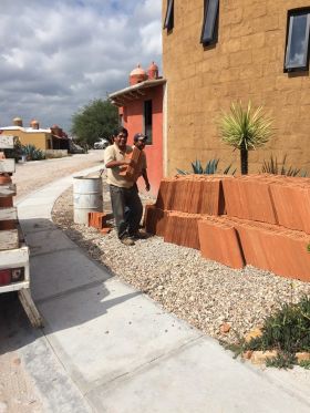 Tiles being laid in Rancho Los Labradores, San Miguel de Allende, Mexico – Best Places In The World To Retire – International Living