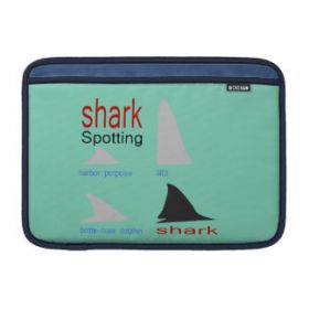 Shark Spotting Mac notebook sleeve by Jet Metier – Best Places In The World To Retire – International Living
