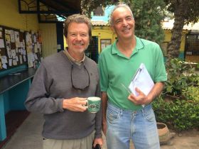 Ben White of Lake Chapala Society, after interview with Chuck Bolotin, of Best Places in the World to Retire