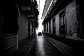 Casco Viejo Panama street in black and white – Best Places In The World To Retire – International Living