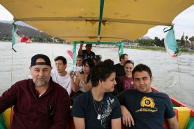 Family enjoying a boat ride on Lake Chapala, Mexico – Best Places In The World To Retire – International Living