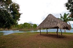 Lake Bayano, Panama, with bohio in the foreground – Best Places In The World To Retire – International Living