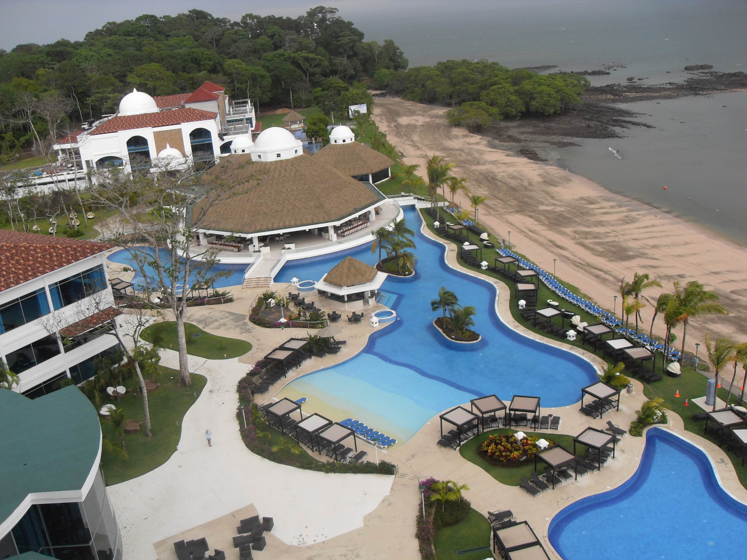 From the balcony of the Westin Playa Bonita Hotel in Veracruz, Panama