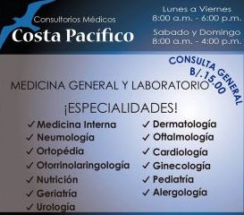 Services offered by Costa Pacifico Medical Coronado Panama – Best Places In The World To Retire – International Living