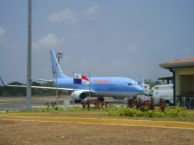 Panama's Scarlett Martinez International Airport - First Canadian Sunwing Charter Flight Lands Today April 4, 2014 – Best Places In The World To Retire – International Living