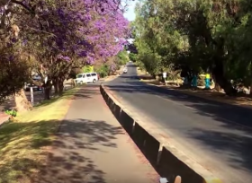 The main road (carretera) in Ajijic and Lake Chapala