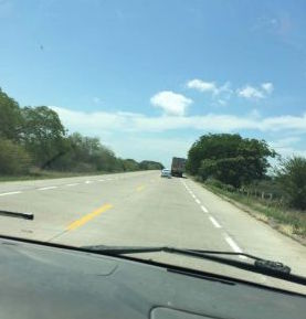 Toll road south of Mazatlan