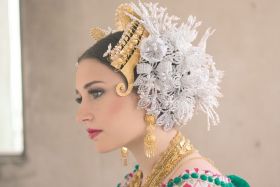 tembleques head dress for pollera, traditional Panamanian headdress – Best Places In The World To Retire – International Living