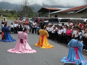 Costa Rican dancers entertian at a school in Volcan, Panama – Best Places In The World To Retire – International Living