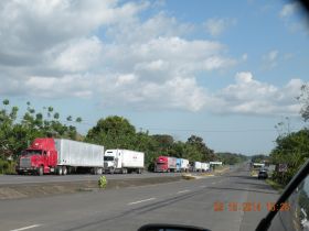 A typical day for trucks at the border crossing between Panama and Costa Rica – Best Places In The World To Retire – International Living