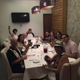 Mike Vuytowecz at a business dinner in Panama – Best Places In The World To Retire – International Living
